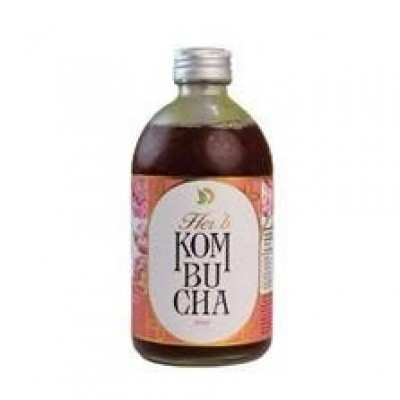 VKombucha Her’b vị Hoa hồng Iran 330ml chai thủy tinh