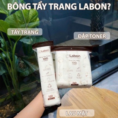 Bông Tẩy Trang LABON 150 Miếng