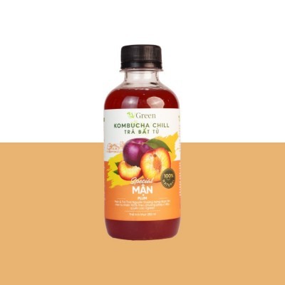 Vkombucha Chill trà bất tử 250ml Mận