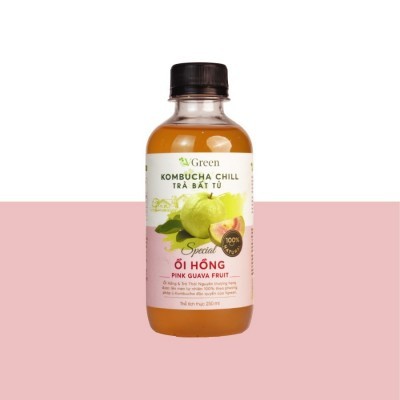Vkombucha Chill trà bất tử 250ml Ổi Hồng