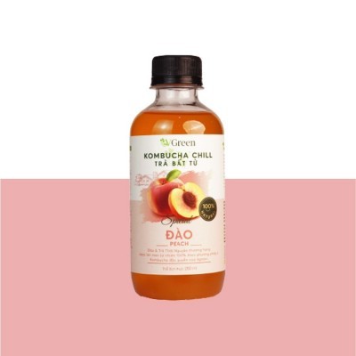 Vkombucha Chill trà bất tử 250ml Đào