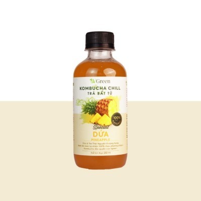 Vkombucha Chill trà bất tử 250ml dứa
