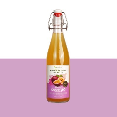 Vkombucha Chill trà bất tử 500ml Chanh leo