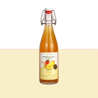 Vkombucha Chill trà bất tử 500ml Xoài