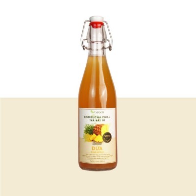 Vkombucha Chill trà bất tử 500ml Dứa