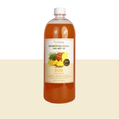 Vkombucha Chill trà bất tử 1000ml Dứa 