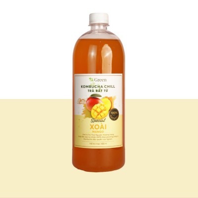 Vkombucha Chill trà bất tử 1000ml Xoài 