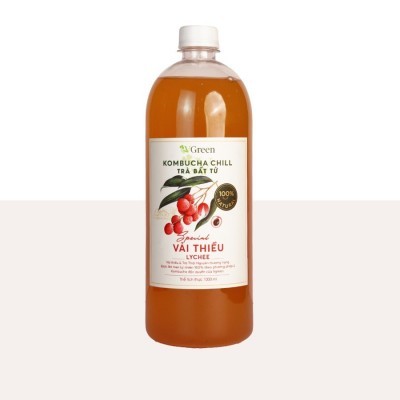 Vkombucha Chill trà bất tử 1000ml Vải 