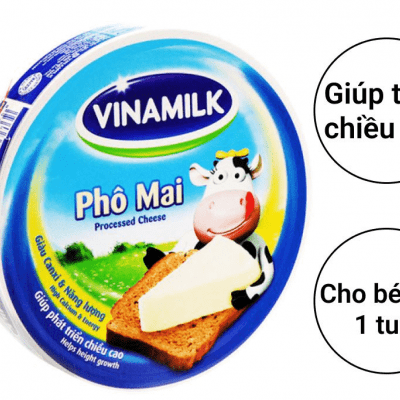 Phô mai Vinamilk hộp 120g (8 miếng)