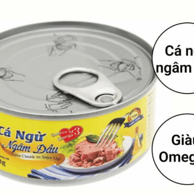 Cá ngừ ngâm dầu Tuna Việt Nam hộp 140g