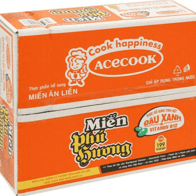 Thùng 24 gói miến Phú Hương lẩu Thái tôm 60g