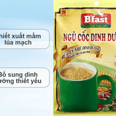 Ngũ cốc dinh dưỡng VinaCafé B'fast bịch 500g