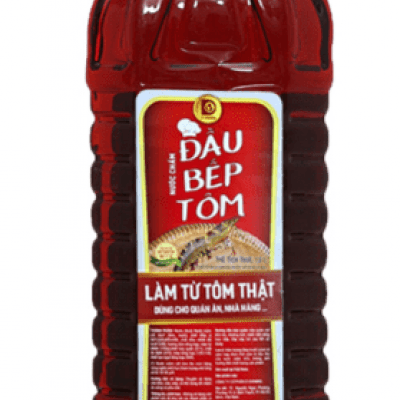 Nước chấm Đầu Bếp Tôm chai 1,8 lít