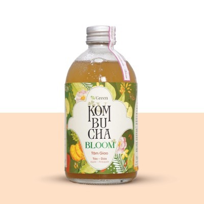 VKOMBUCHA BLOOM TÂM GIAO (TÁO – DỨA) 330ml