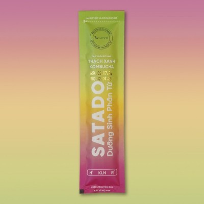 Thạch xanh Kombucha SATADO Dưỡng Sinh Phân Tử 175g