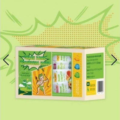 Thạch Xanh Kombucha Mix vị 1.050g