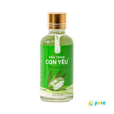  Dầu Tràm Con Yêu 50ml – 100% Từ Lá Tràm – Giảm Ho, Cảm Lạnh, Đuổi Muỗi – An Toàn Cho Bé Yêu & Mẹ Bầu