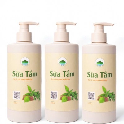 Sữa tắm Tía Tô - Trà Xanh - Ngải Cứu KIM NHAN
