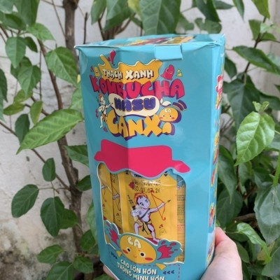 Thạch xanh Kombucha Hasu Canxi 1.050g
