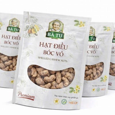 Hạt điều bóc vỏ Bà Tư hộp giấy 250g - OCOP