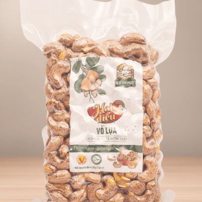 Hạt điều vỏ lụa Bà Tư túi 500g - OCOP