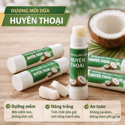 Dưỡng môi dừa Huyền Thoại