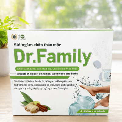 Sủi ngâm chân thảo dược Dr.Family