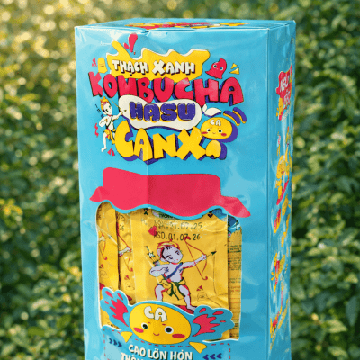 Thạch xanh Kombucha Hasu Canxi 1.050g