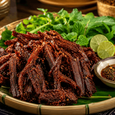Nạc Vai Héo Sấy Tây Bắc 
