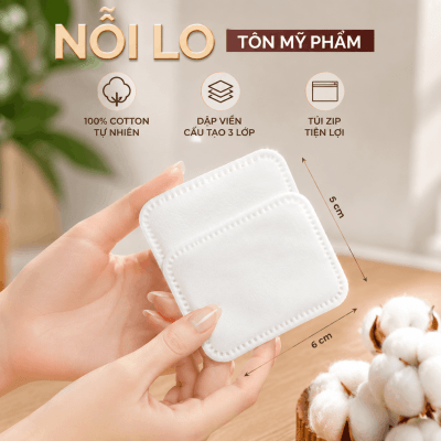 Bông Tẩy Trang LABON Bịch 150 Miếng