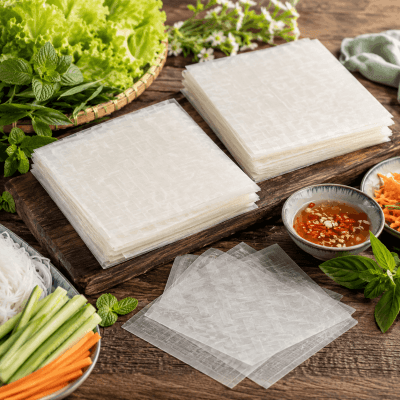 BÁNH TRÁNG VUÔNG CUỐN RAU SỐNG - 150g 