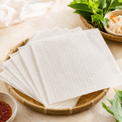  BÁNH TRÁNG VUÔNG CUỐN TÔM THỊT - 400g 