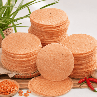 Bánh tráng ớt tròn - 400g 