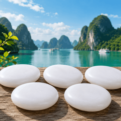 ĐÁ MASSAGE LẠNH OVAL 6 × 8 CM