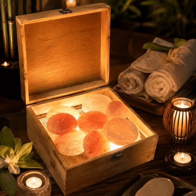 HỘP LÀM NÓNG ĐÁ MASSAGE