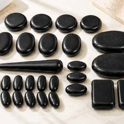 Đá nóng massage bộ 25 viên 